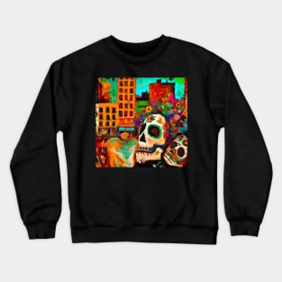 DAY OF THE DEAD SUGARSKULL4 Crewneck Sweatshirt